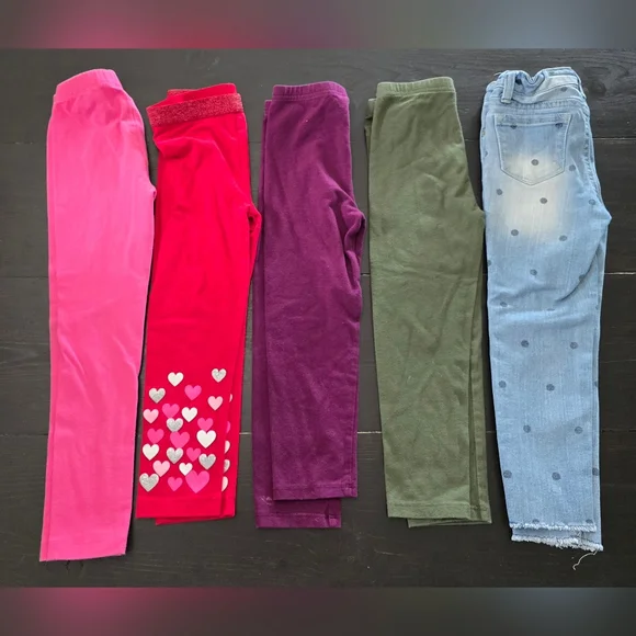 Bundle of Girls Size 4T Play Pants - Picture 2 of 4